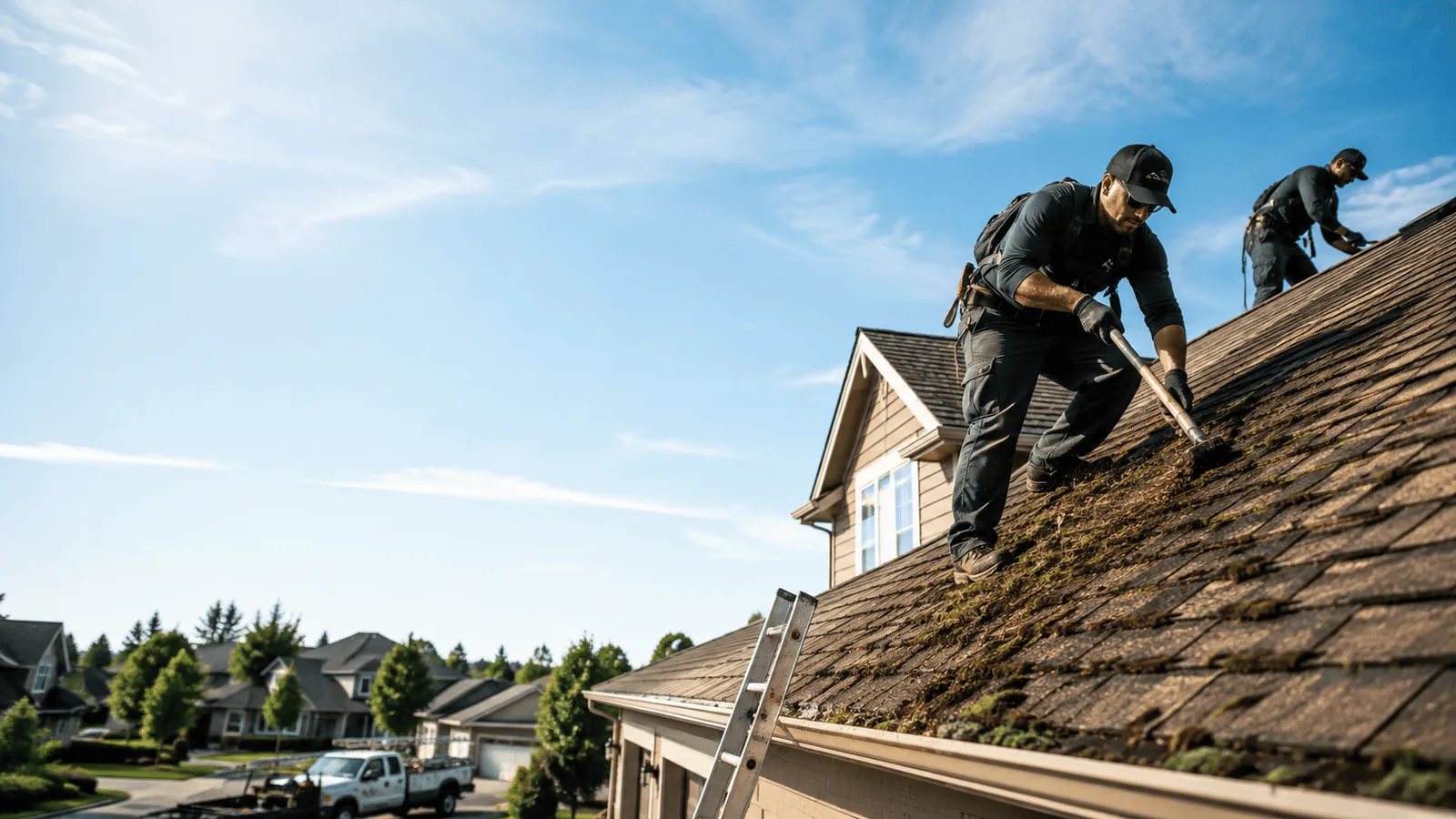 Roof Moss Removal in Morristown, IN near me
